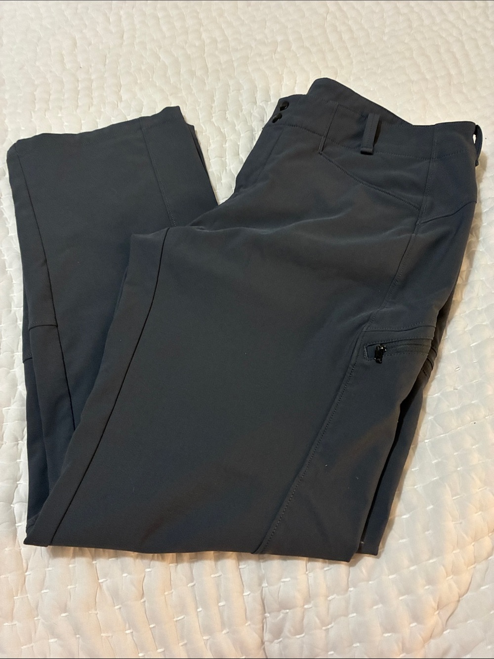 Koppen Women's Charcoal Cargo Pants Size 12